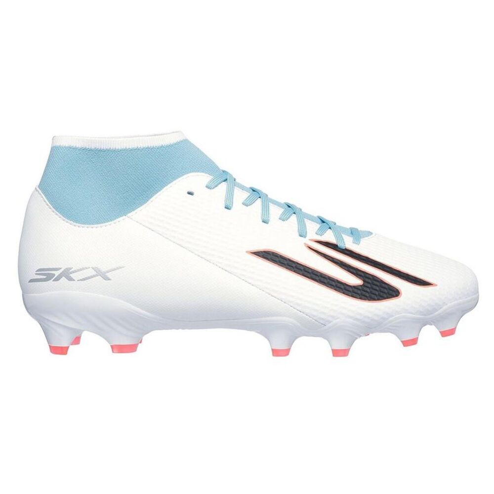 Skechers Mens SKX_2 Academy Firm Ground Football Boots / White/Blue